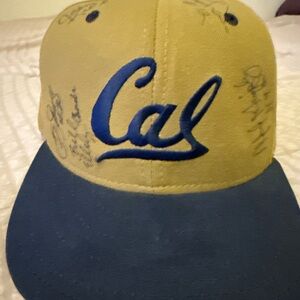NWOT Jason Kidd Autographed Cal Berkeley Fitted New Era Pro Model 100% Wool.